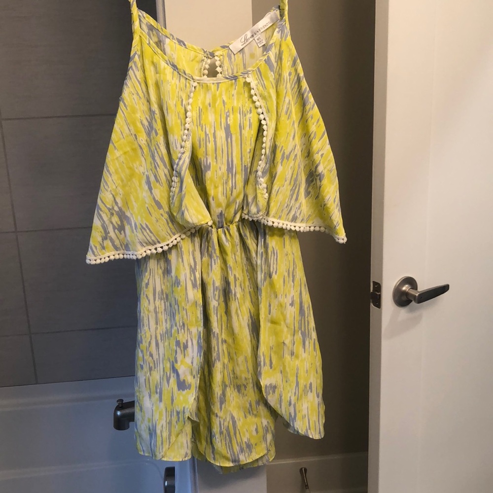 Super cute and fun lovers and friends mini dress